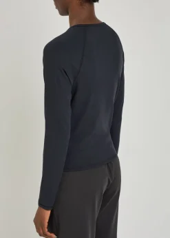 Pose ribbed jersey top