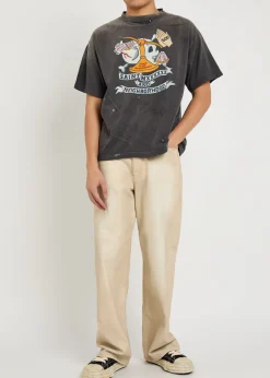 Pray printed cotton T-shirt