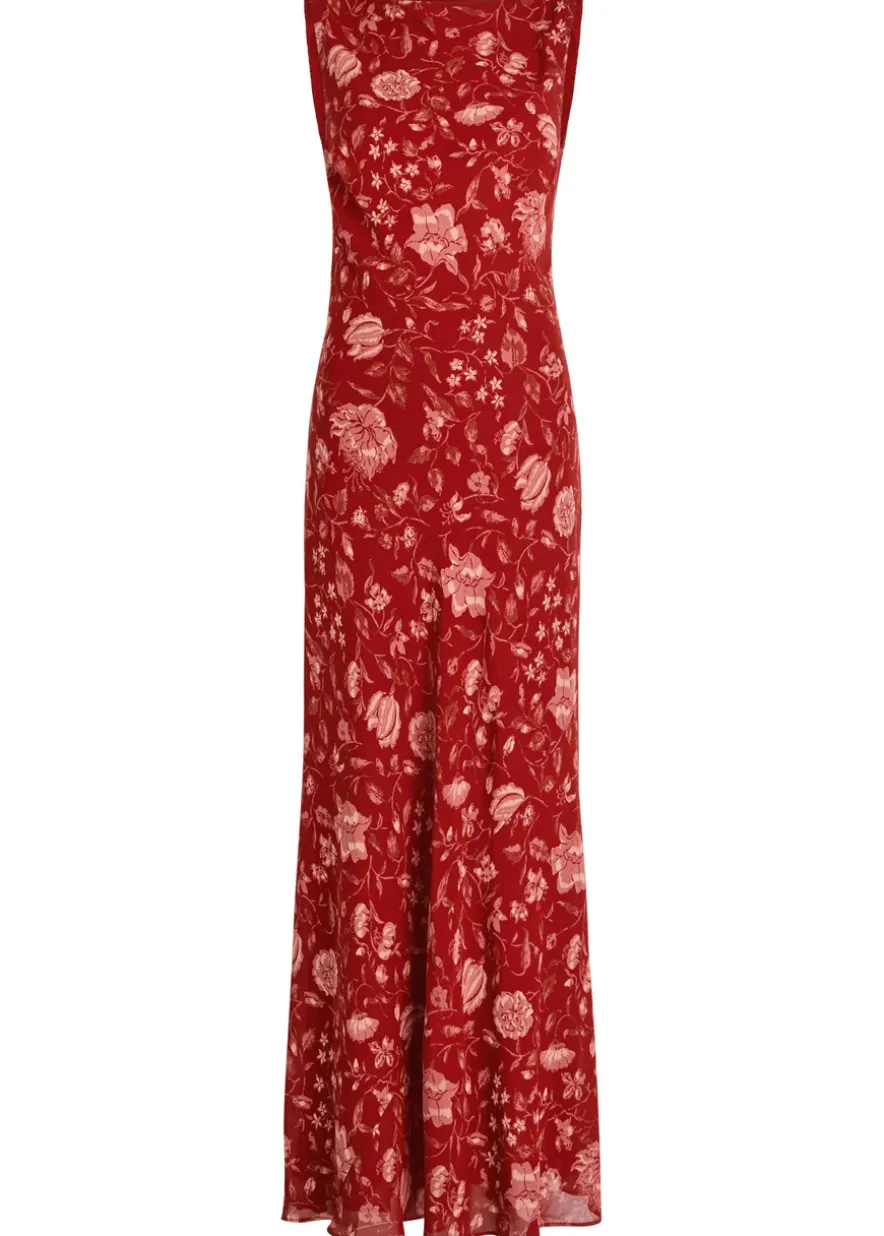 Prescott floral-print chiffon maxi dress
