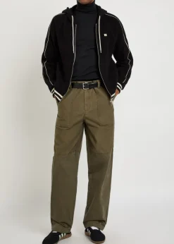 Prince hooded cotton-blend jumper