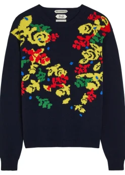 Pringle floral wool jumper