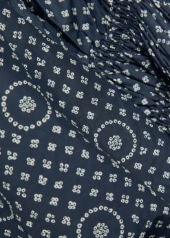 Printed cotton-poplin midi dress