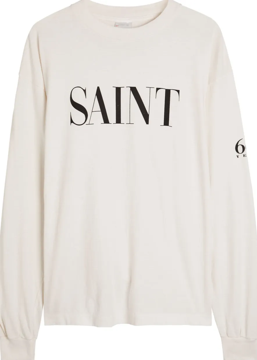 666 printed cotton top