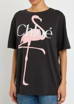 Printed cotton T-shirt