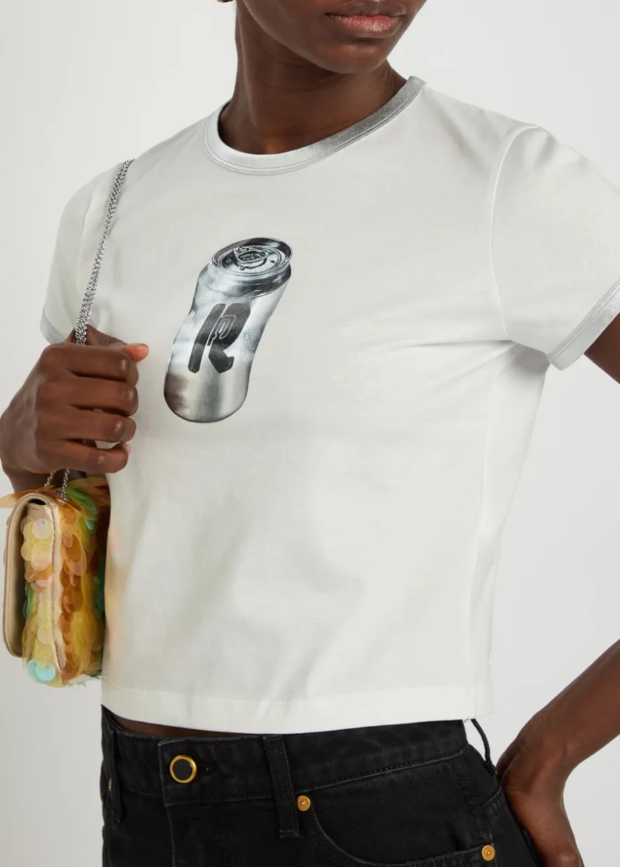 Printed cotton T-shirt