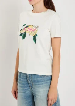 Printed cotton T-shirt
