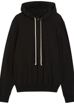 Printed hooded cotton sweatshirt