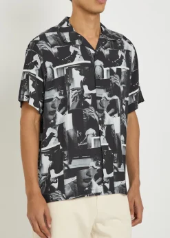 Printed rayon shirt