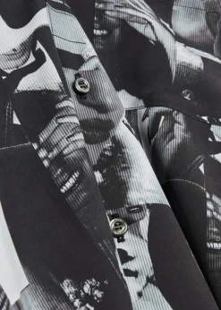 Printed rayon shirt