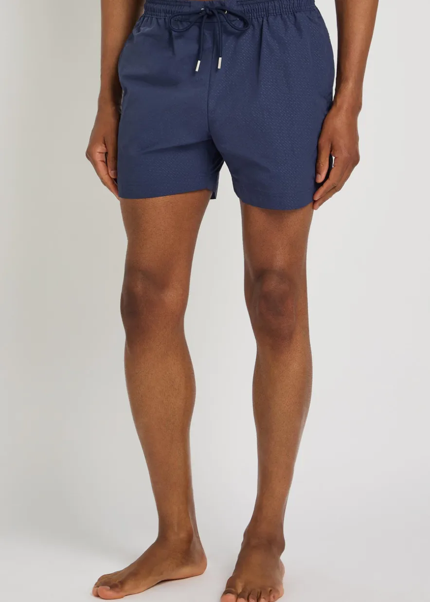 Printed shell swim shorts