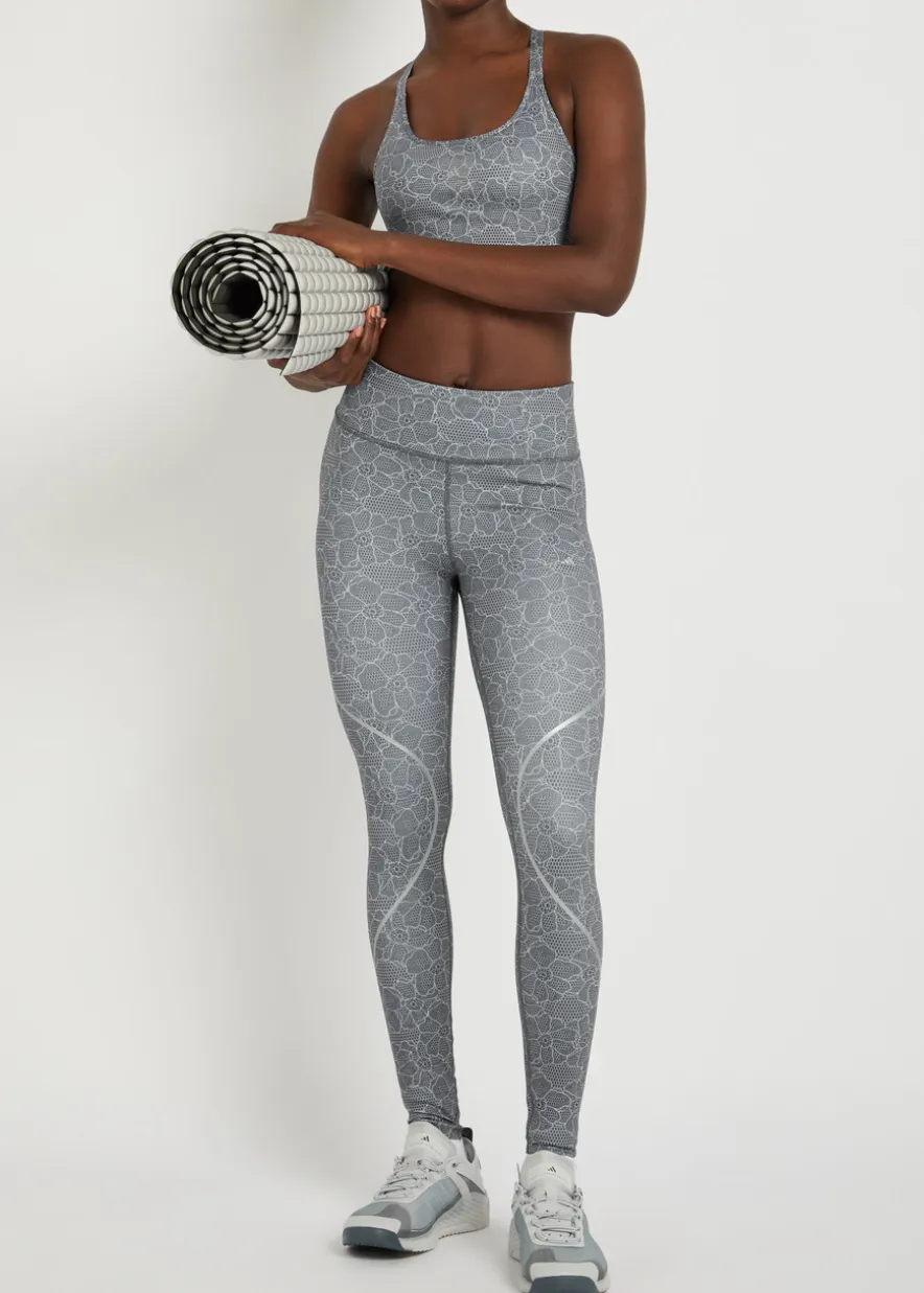 Printed stretch-jersey leggings