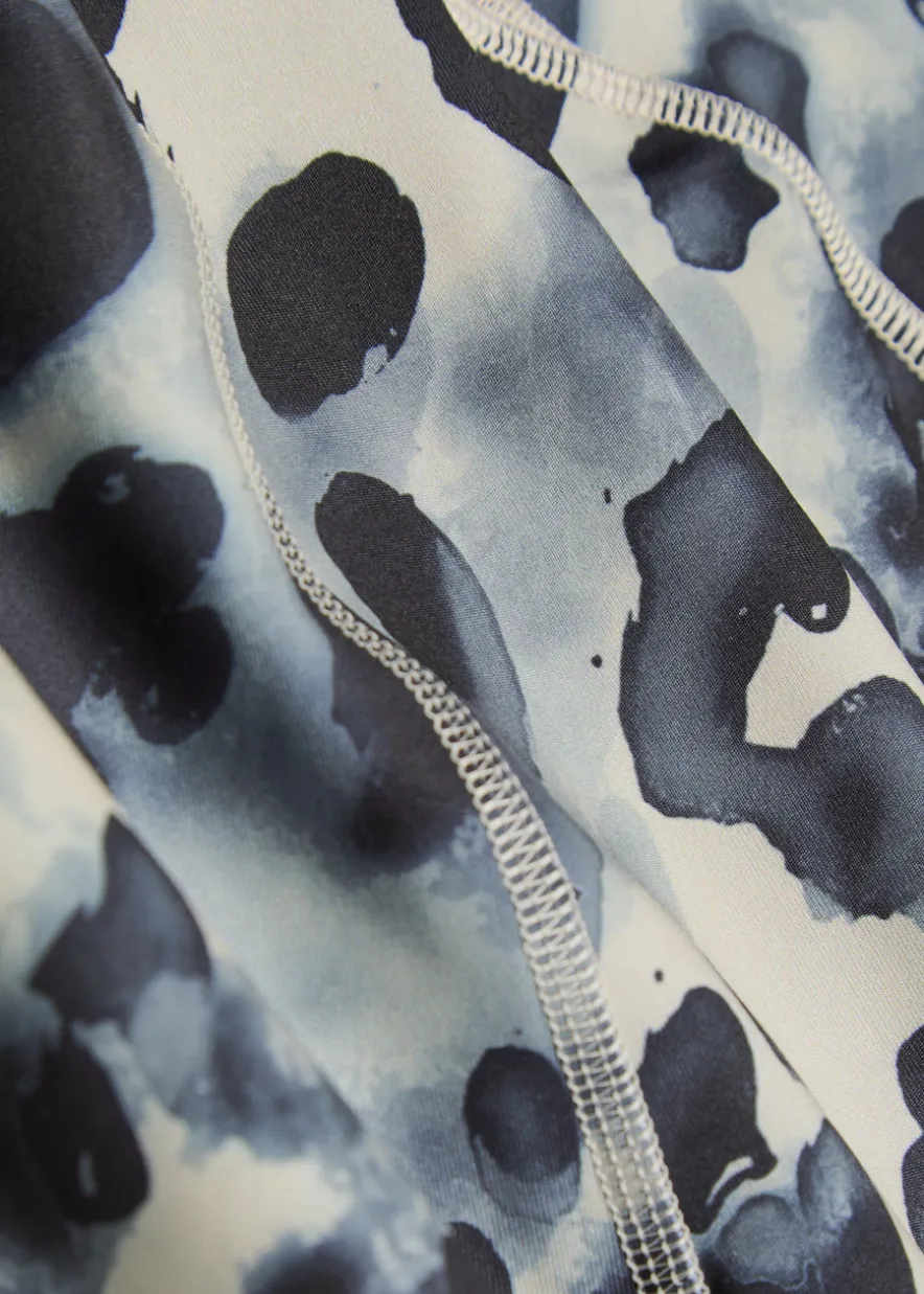 7/8 printed stretch-jersey leggings