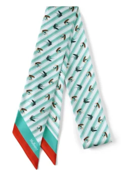 Printed twill scarf