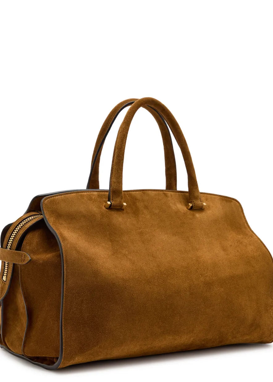 Private Eye suede tote bag