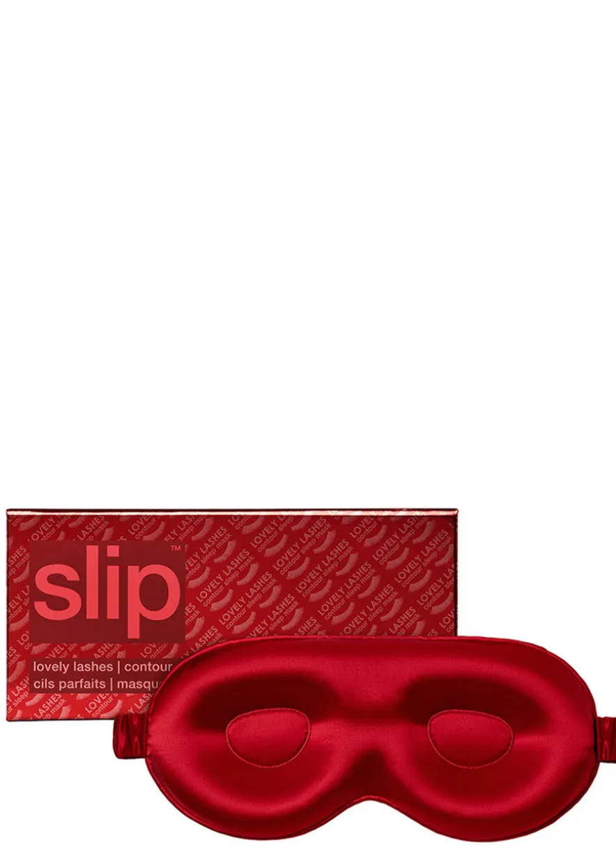 Pure Silk Contour Sleep Mask - Scarlet
