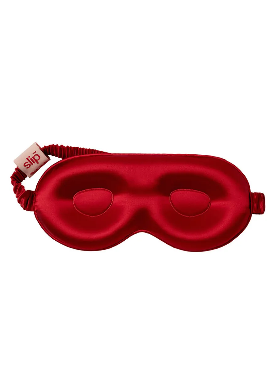 Pure Silk Contour Sleep Mask - Scarlet