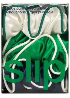 Pure Silk Large Scrunchies - Game Day