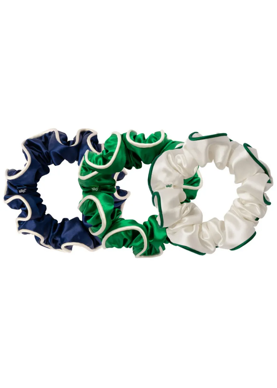 Pure Silk Large Scrunchies - Game Day