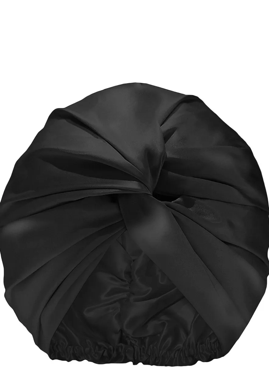 Pure Silk Turban - Black