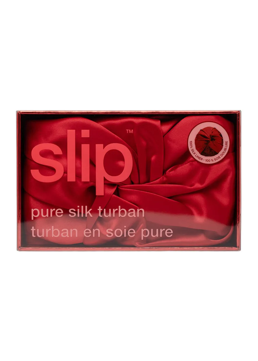 Pure Silk Turban - Scarlet