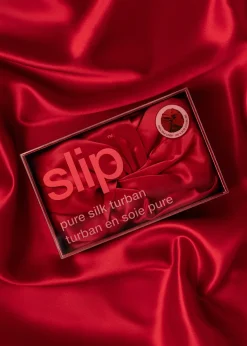 Pure Silk Turban - Scarlet
