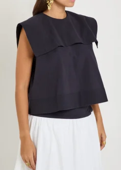 Puritan textured cotton top