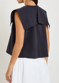 Puritan textured cotton top
