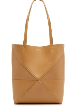 Puzzle medium leather tote