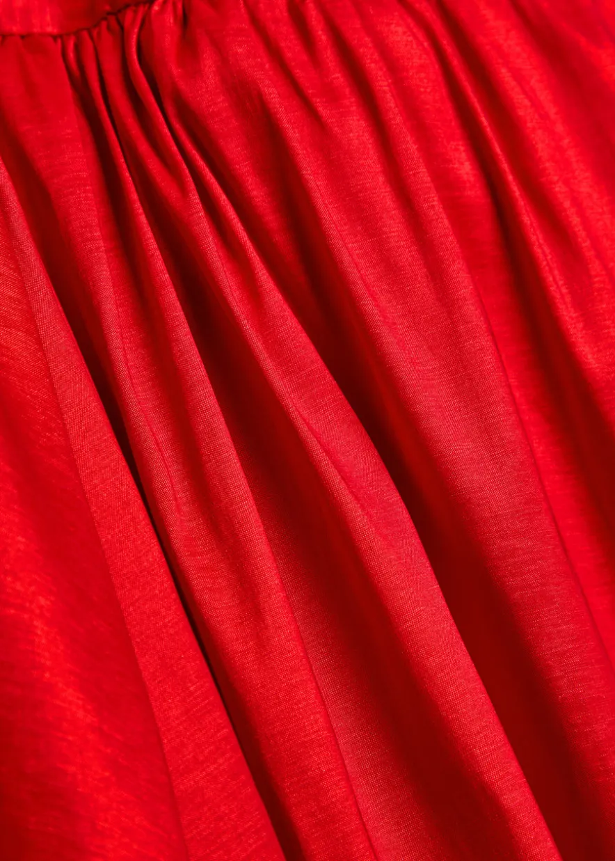 Quartet taffeta midi dress