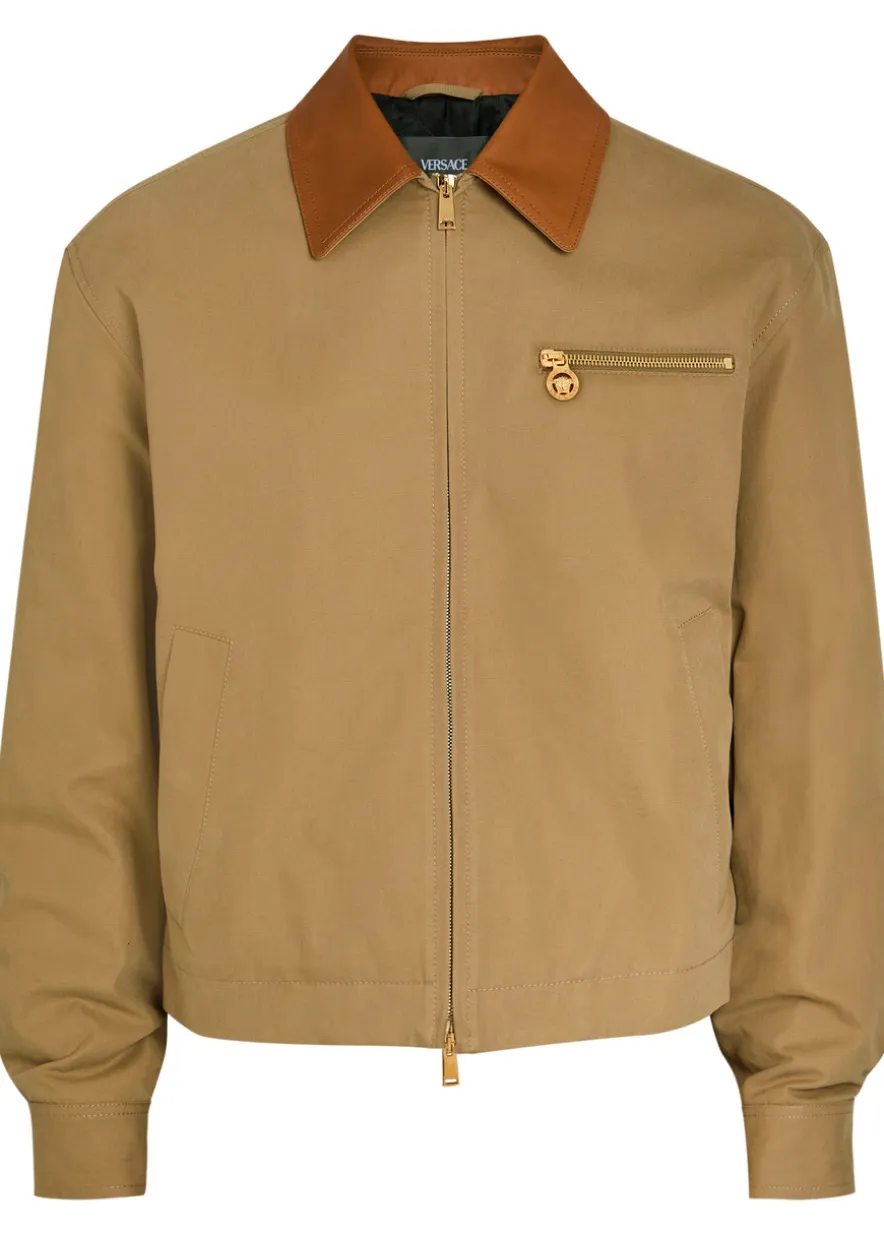 Quilted canvas jacket