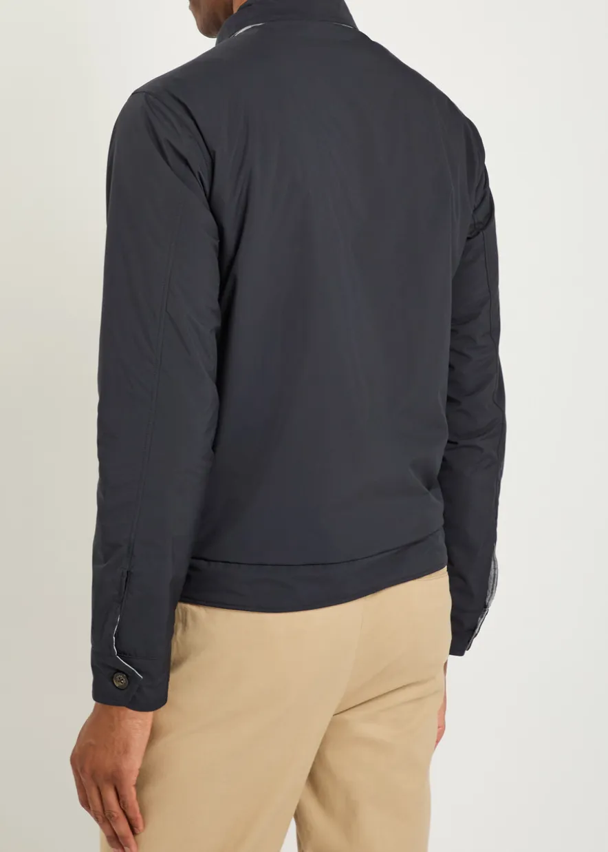 Quilted reversible shell jacket