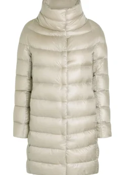 Quilted shell coat
