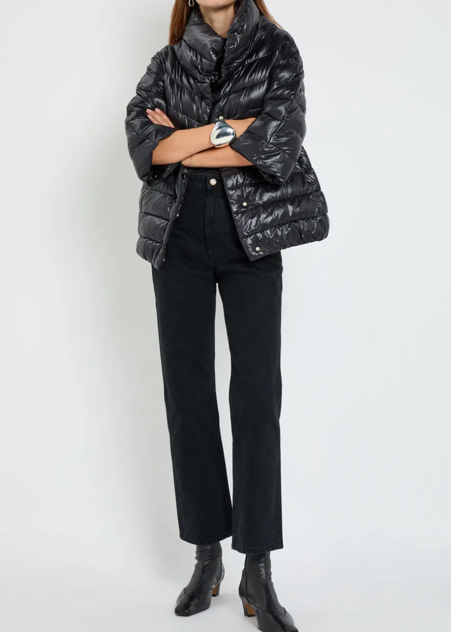 Quilted shell jacket