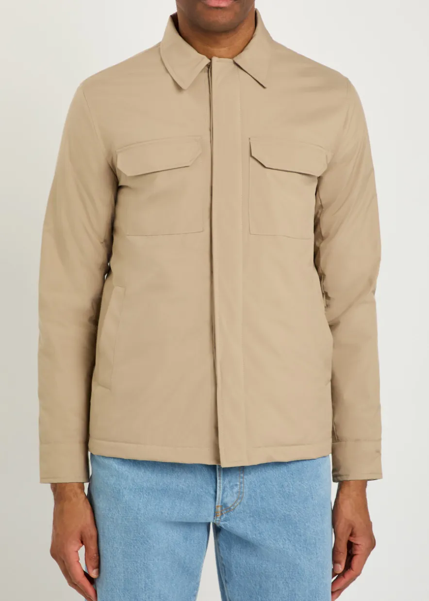 Quilted shell jacket