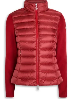 Quilted wool-blend jacket