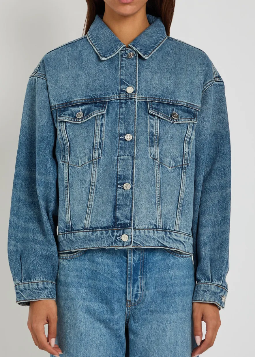 Quincy panelled denim jacket