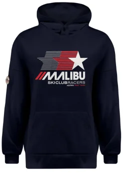 Racer hooded sweatshirt