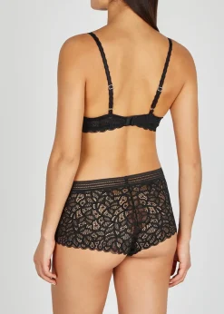 Raffine black lace push-up bra