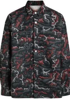 Raf patterned cotton overshirt