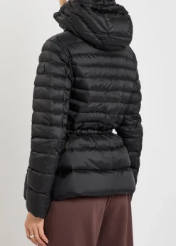 Raies hooded padded nylon jacket