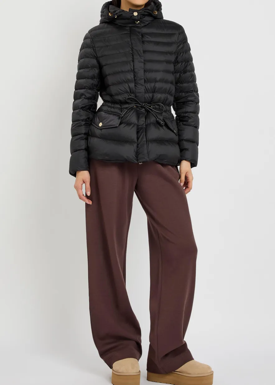 Raies hooded padded nylon jacket