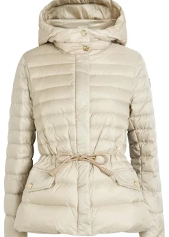 Raies hooded padded nylon jacket