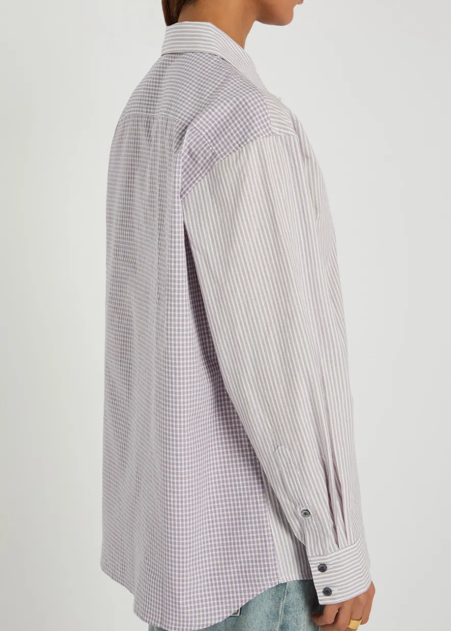 Ramona printed cotton-poplin shirt