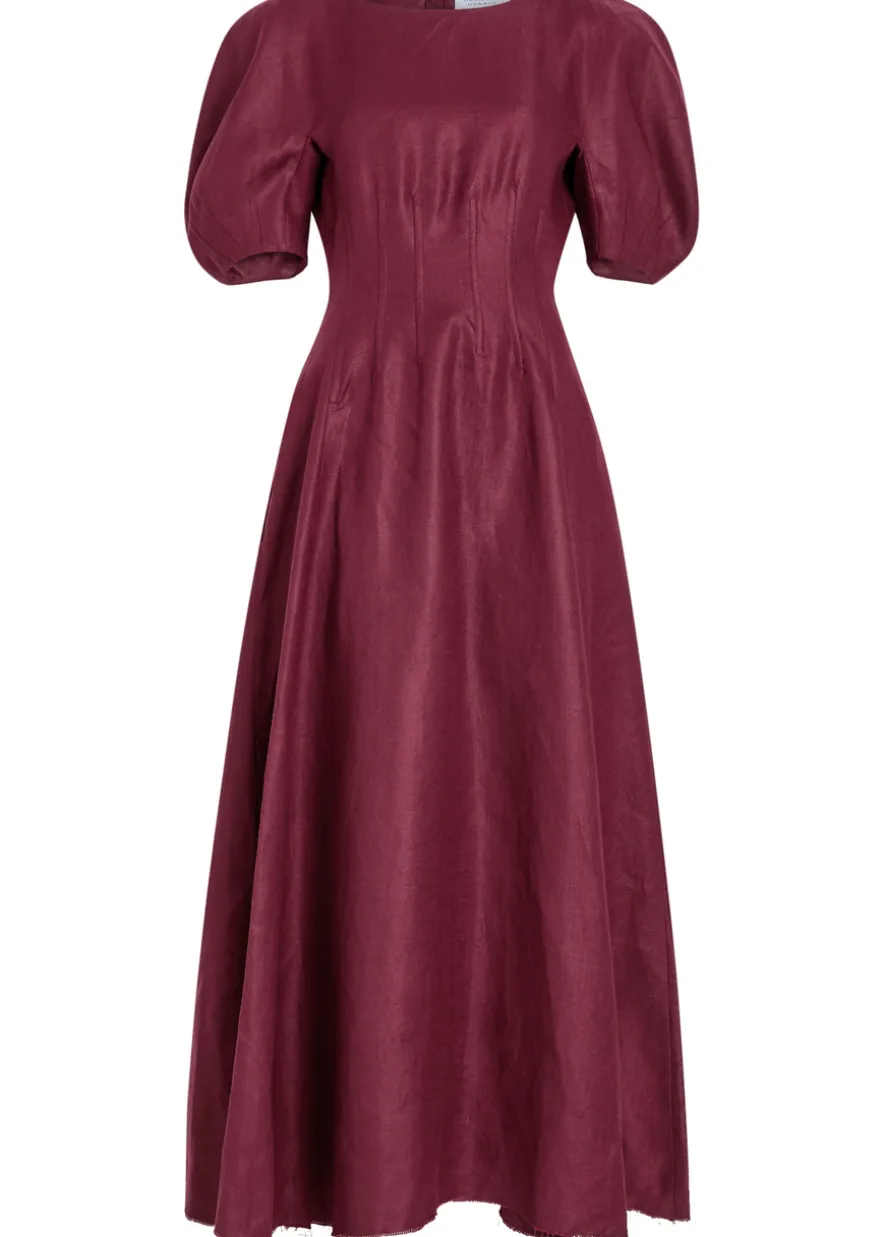 Ranya linen maxi dress