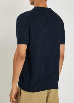 Rapha textured-knit polo shirt