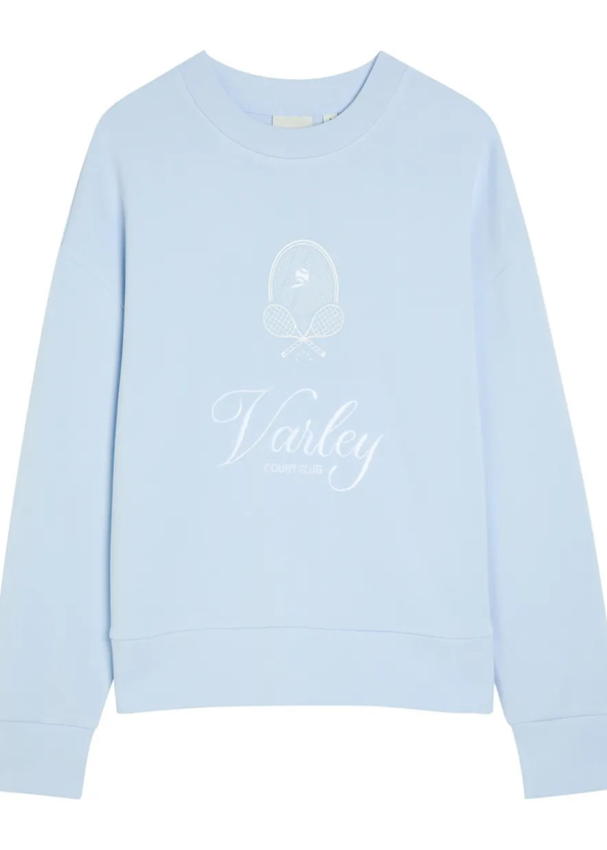 Rasco Namesake embroidered stretch-jersey sweatshirt