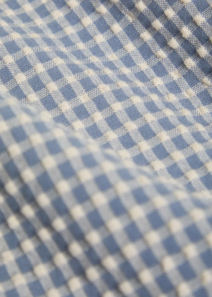 Reed checked stretch-cotton overshirt