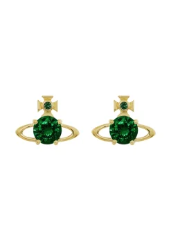 Reina crystal-embellished orb stud earrings