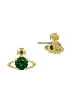 Reina crystal-embellished orb stud earrings
