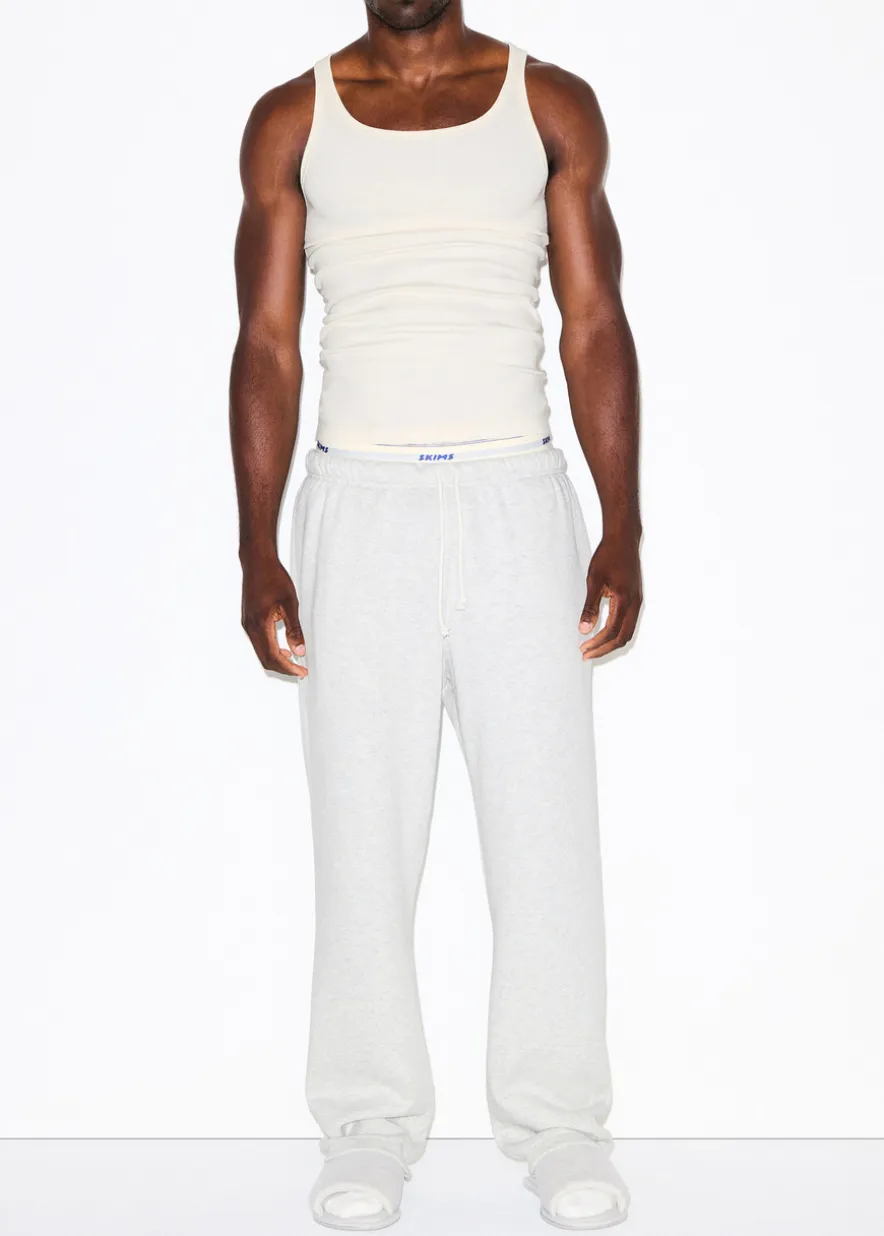 Relaxed cotton-blend sweatpants